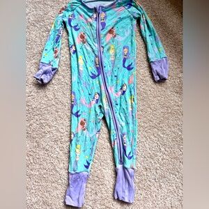 Little Sleepies, Mermaid Magic Zippy, 6-12mo